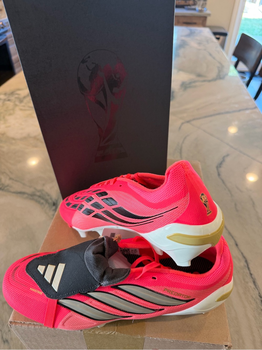 Adidas Predator pink World Cup Soccer Cleats